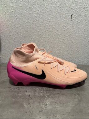 Nike Phantom Luna II Pro FG Crimson Pink Cleat FJ2575-800 Men’s Size 12